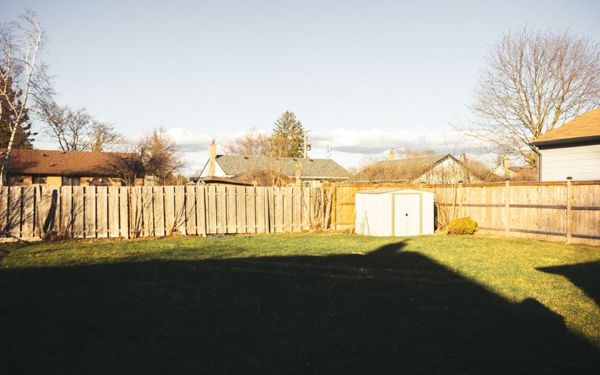 Before: Bare sand to family lawn
